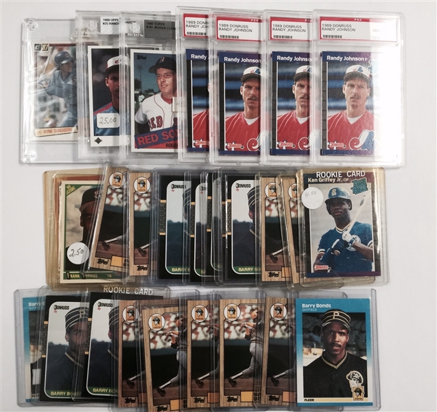 Star Baseball Rookie Card Lot w. Jeter Gold